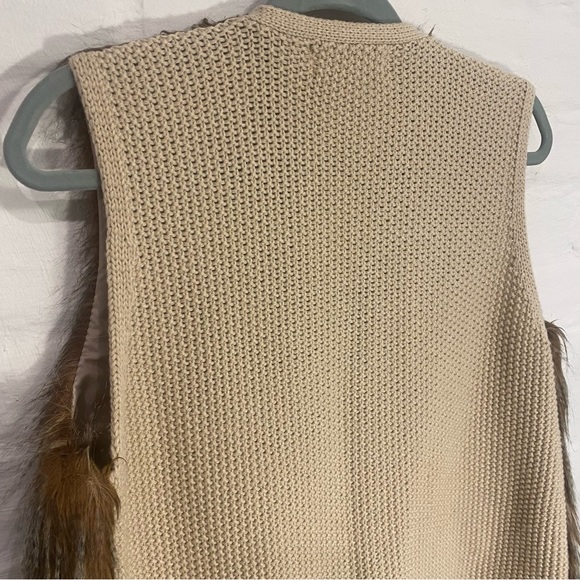 Pink Republic Faux Fur Vest with Sweater Back - Picture 2 of 7